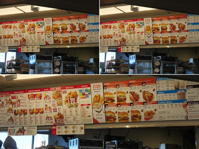 KFC Menu