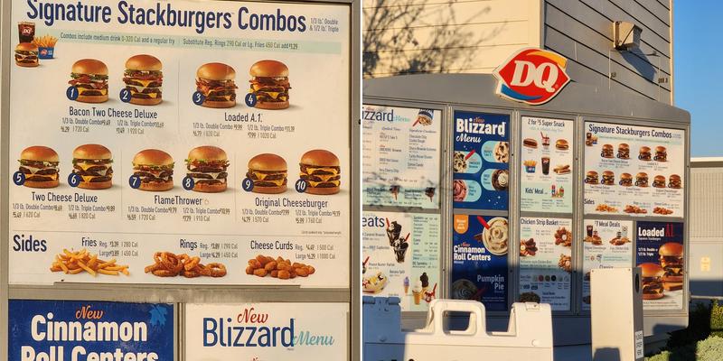 Dairy Queen Grill & Chill Menu