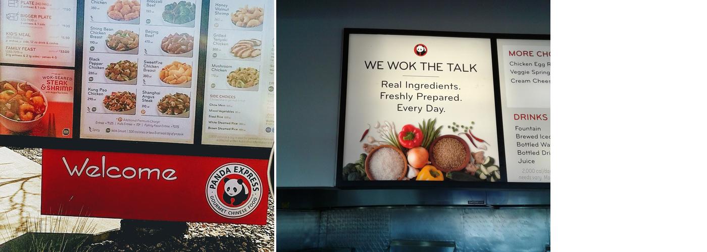 Panda Express Menu