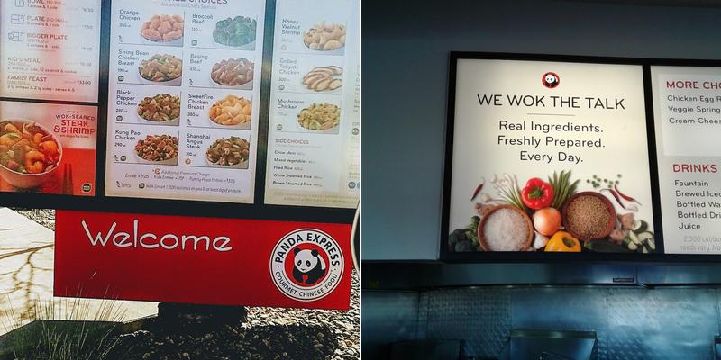 Panda Express Menu