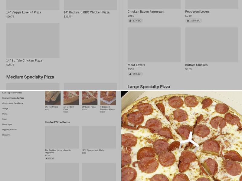 Pizza Hut Menu