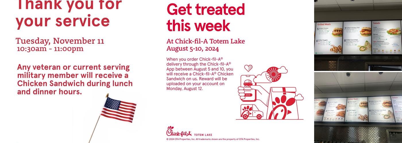 Chick-fil-A Menu