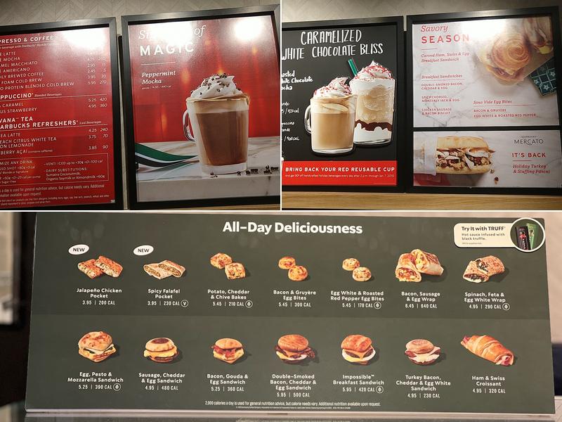 Starbucks Menu