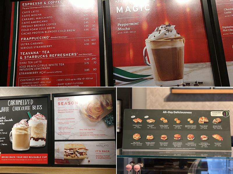 Starbucks Menu