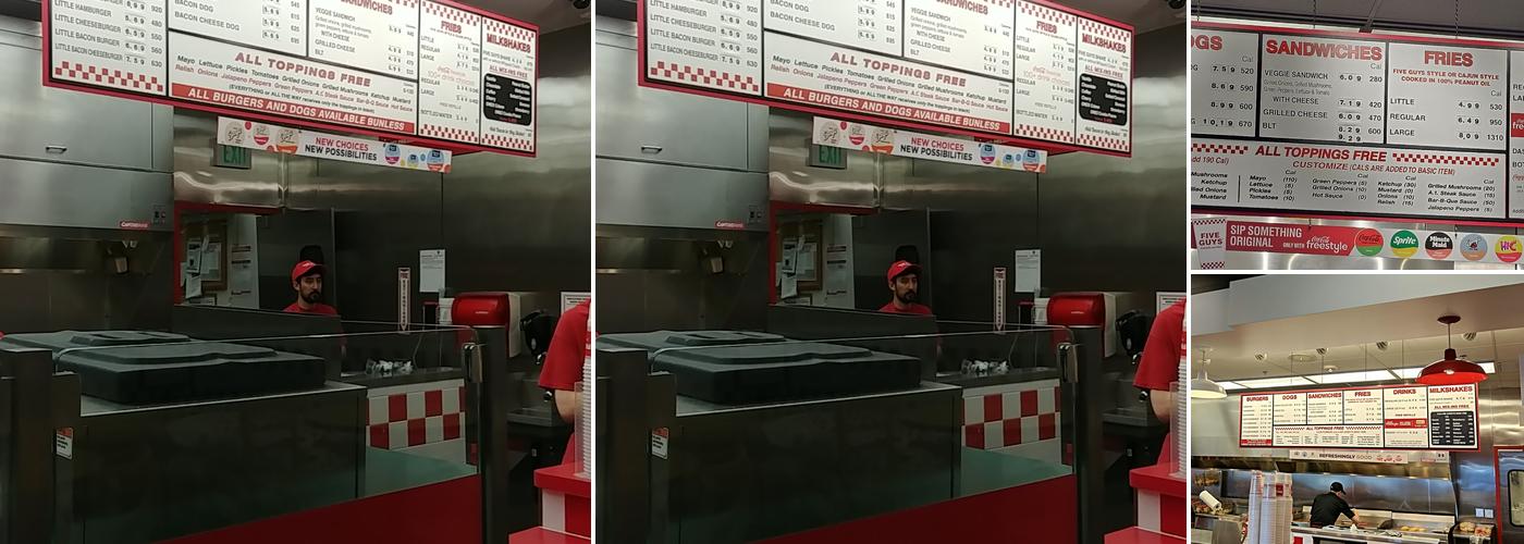 Five Guys Menu
