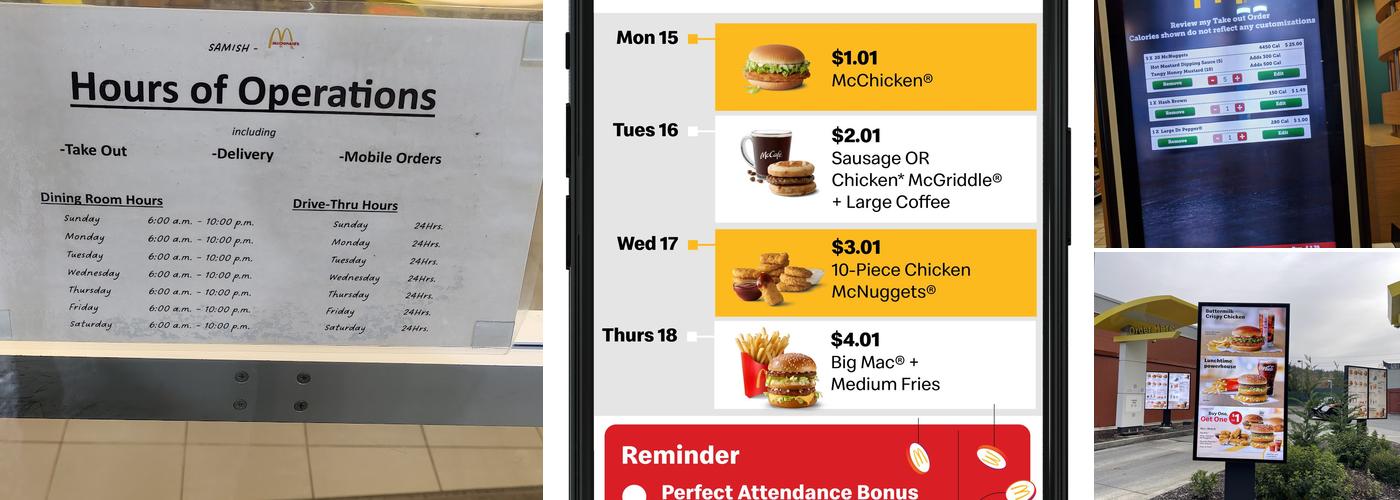 McDonald's Menu