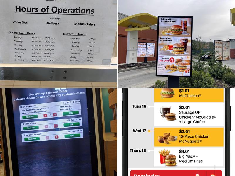 McDonald's Menu