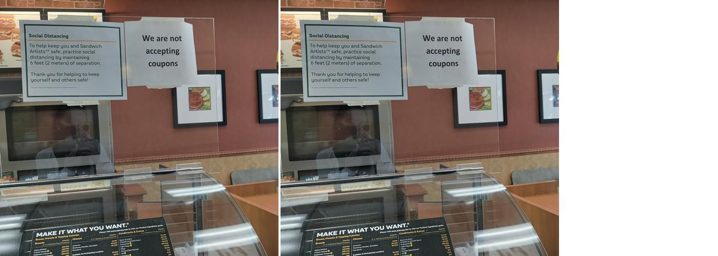 Subway Menu