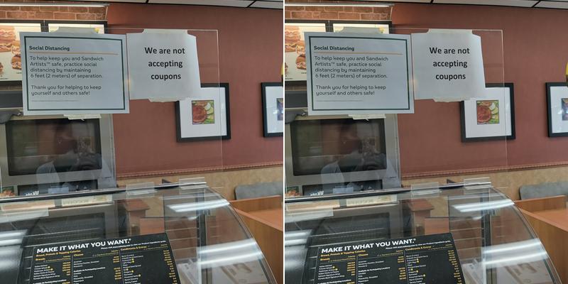 Subway Menu