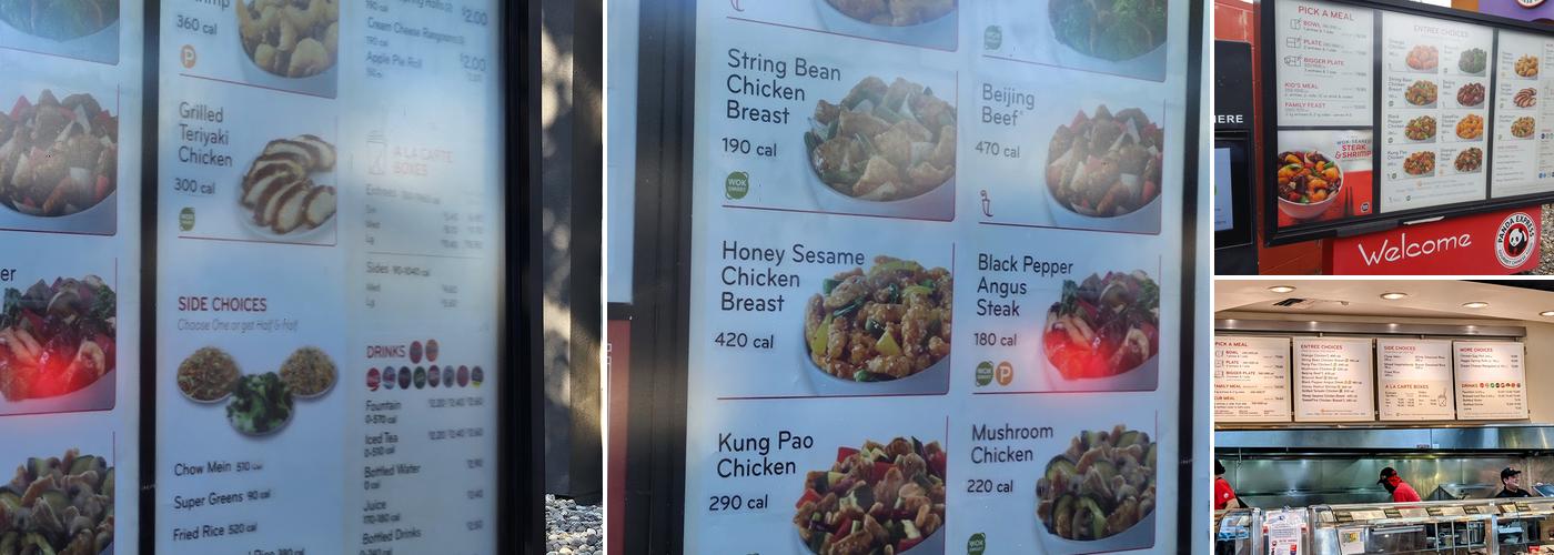 Panda Express Menu