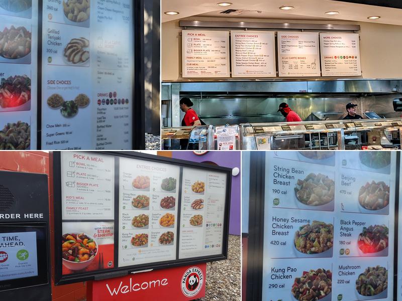 Panda Express Menu