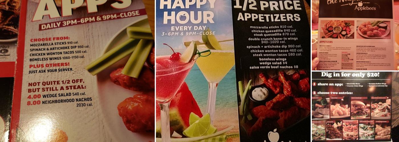 Applebee's Grill + Bar Menu
