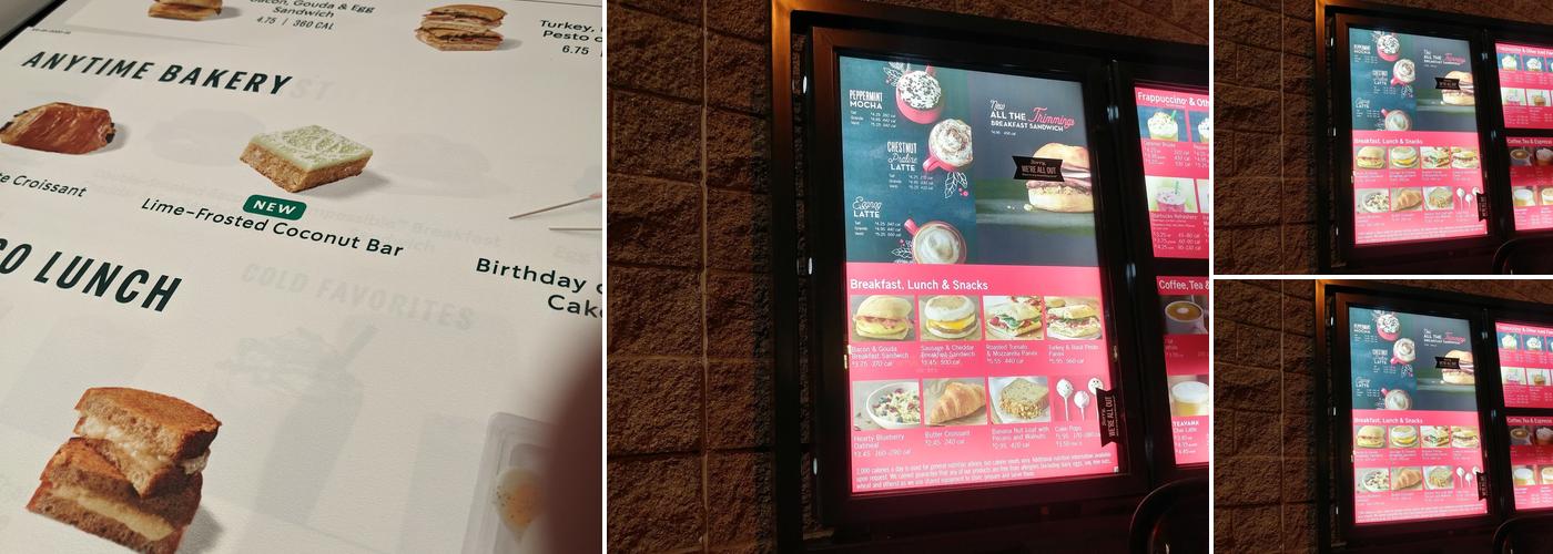 Starbucks Menu