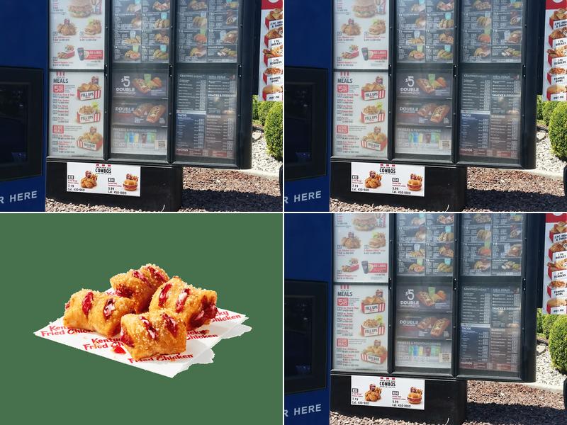 KFC Menu