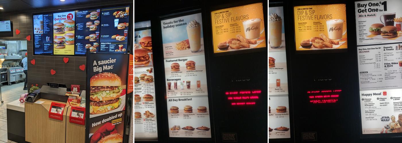 McDonald's Menu