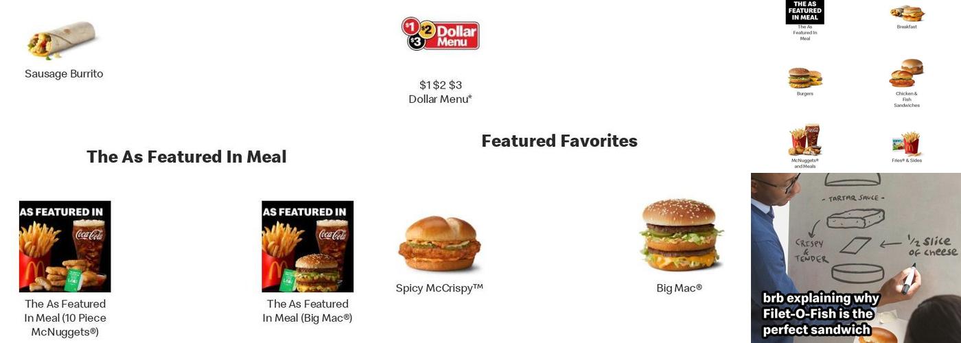 McDonald's Menu
