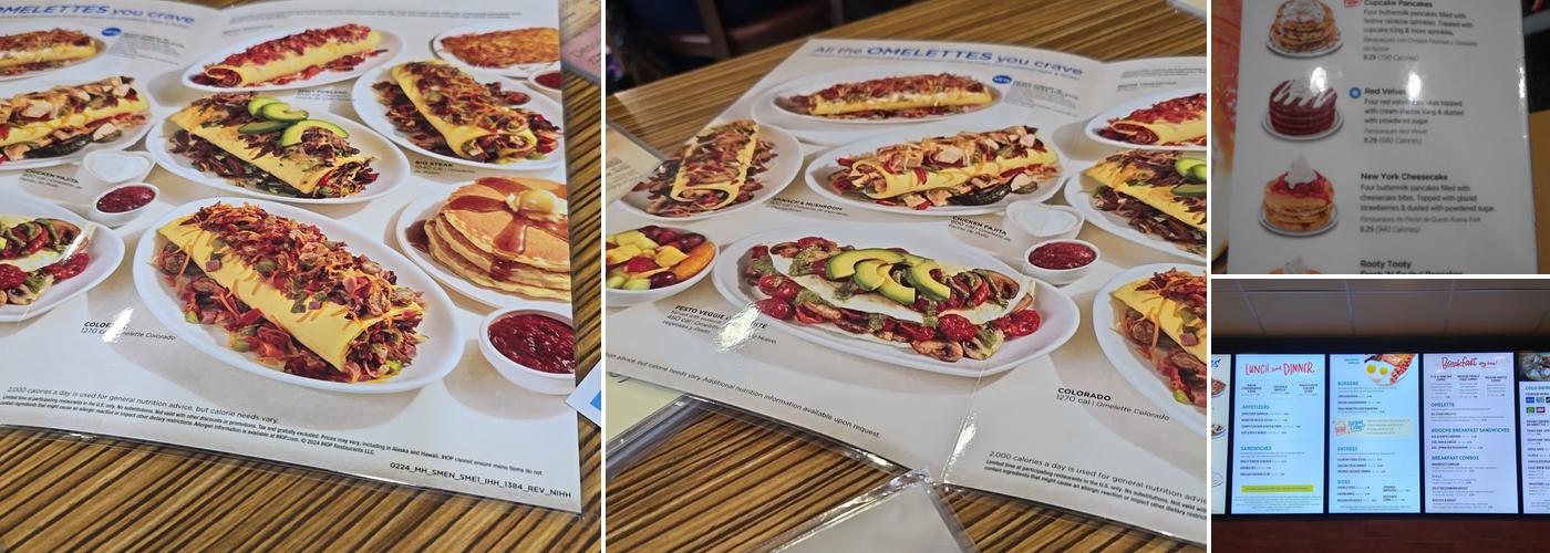 IHOP Menu