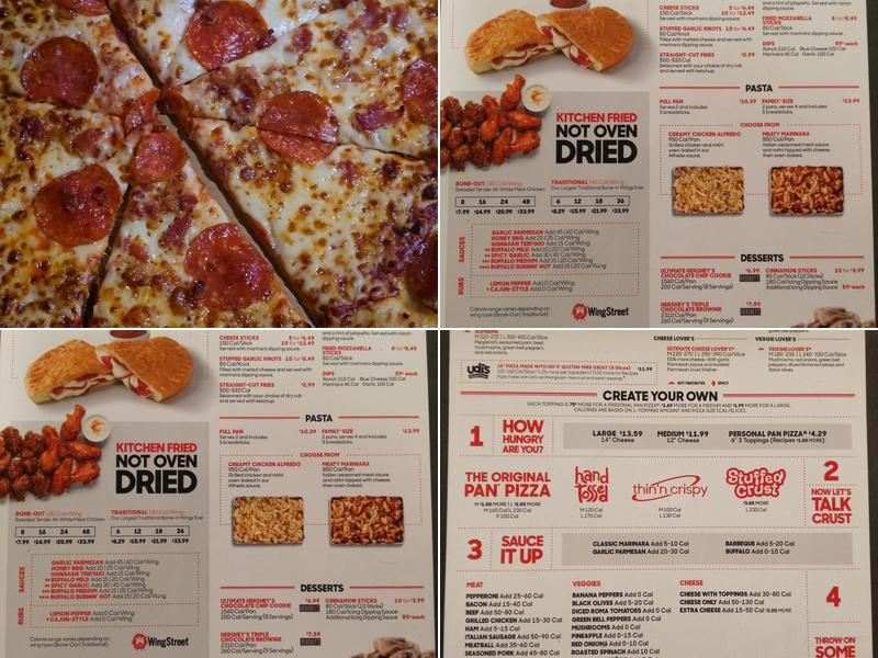 Pizza Hut Menu