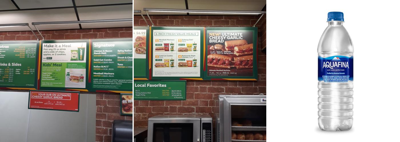 Subway Menu