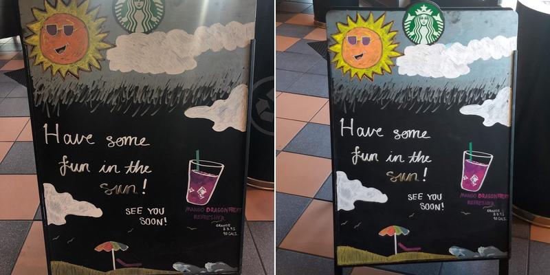 Starbucks Coffee Company Menu