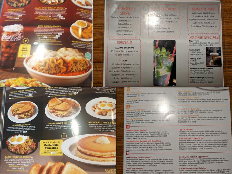 Denny's Menu