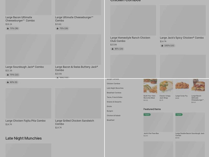 Jack In The Box Menu