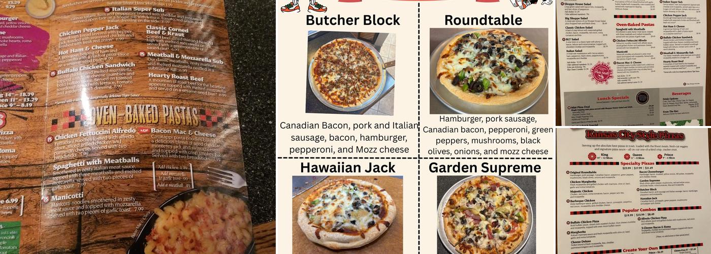Pizza Shoppe Menu