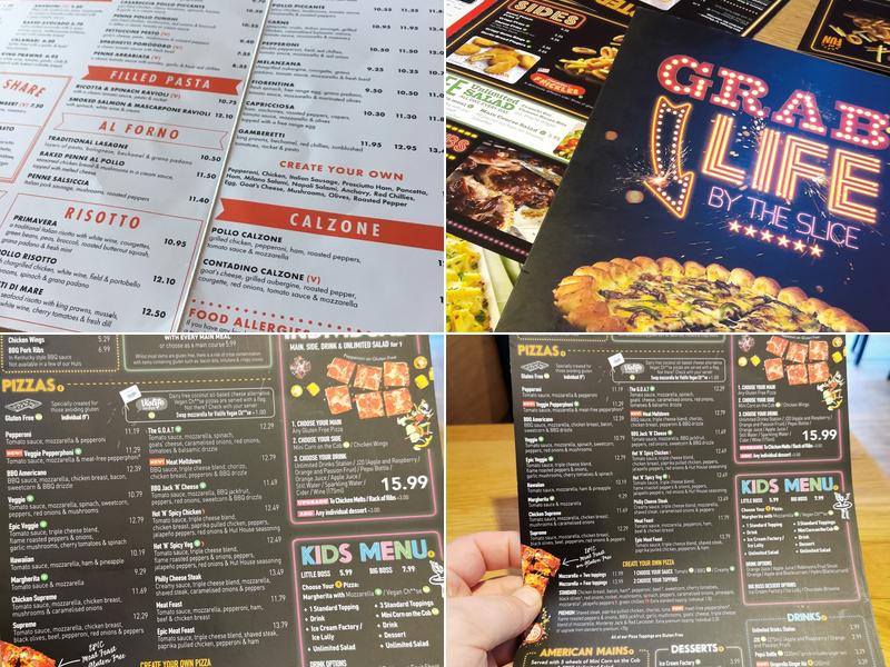 Pizza Hut Menu