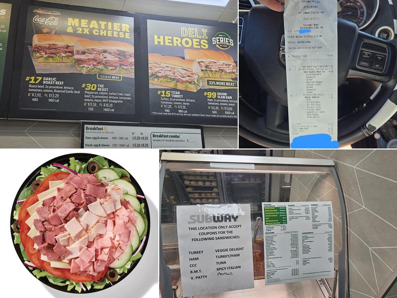 Subway Menu