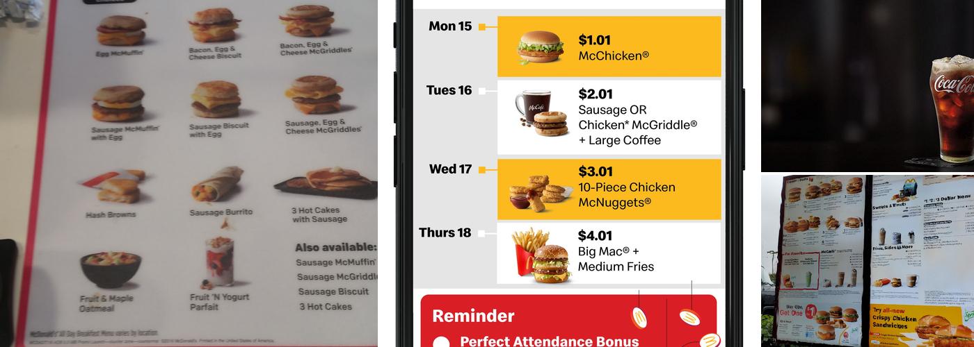 McDonald's Menu