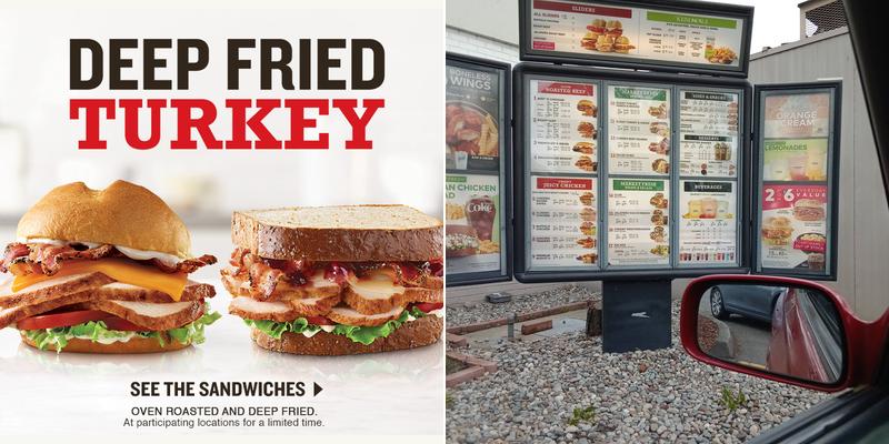 Arby's Menu