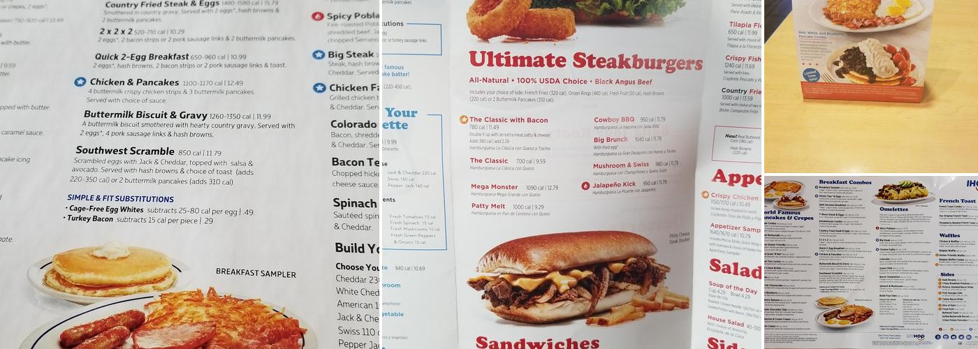 IHOP Menu