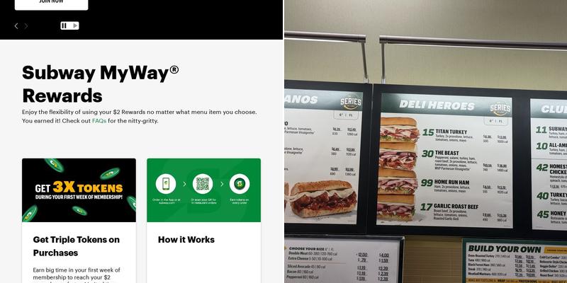 Subway Menu