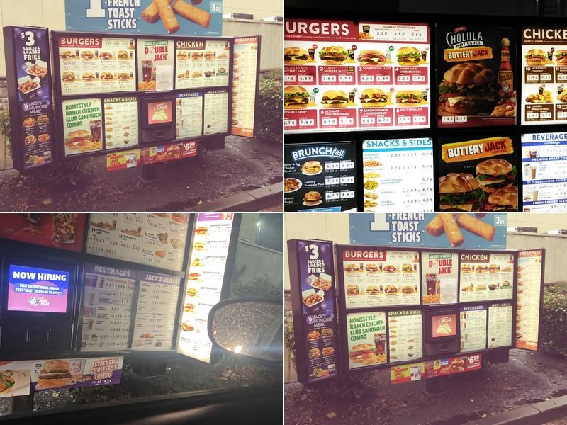 Jack In The Box Menu