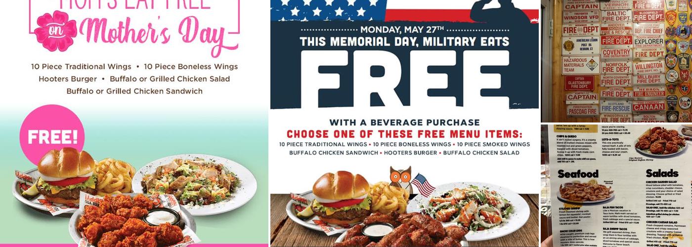 Hooters Menu