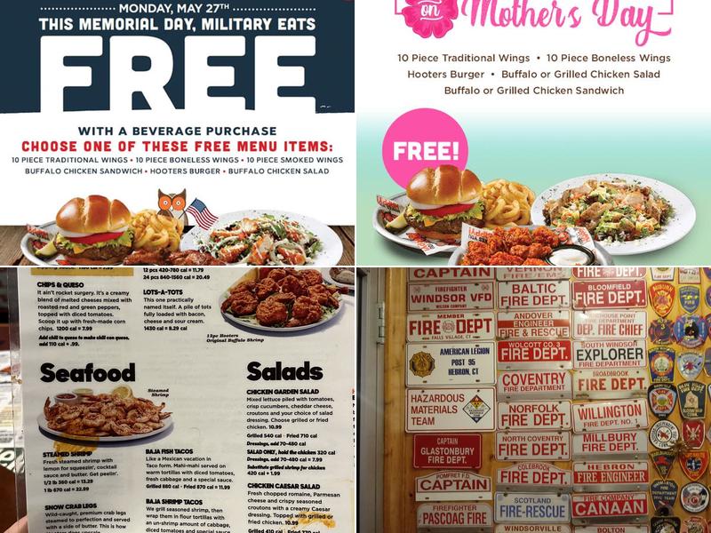 Hooters Menu