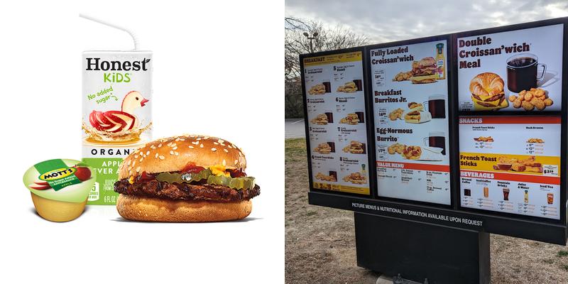 Burger King Menu
