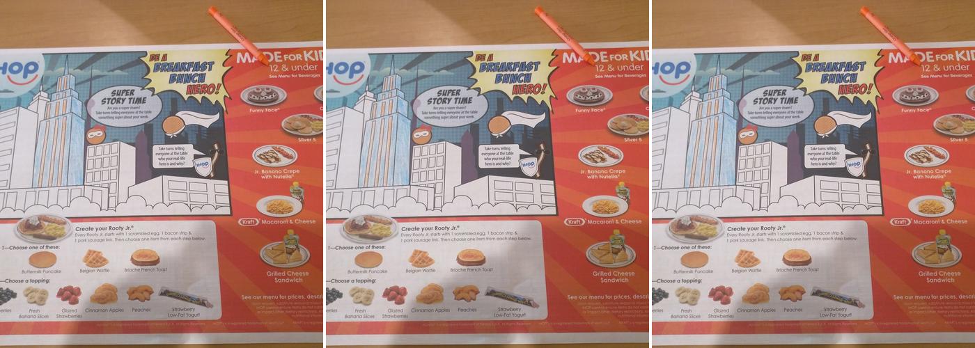IHOP Menu