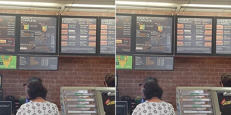 Subway Menu