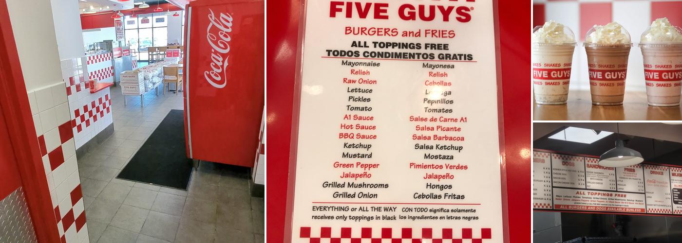 Five Guys Menu