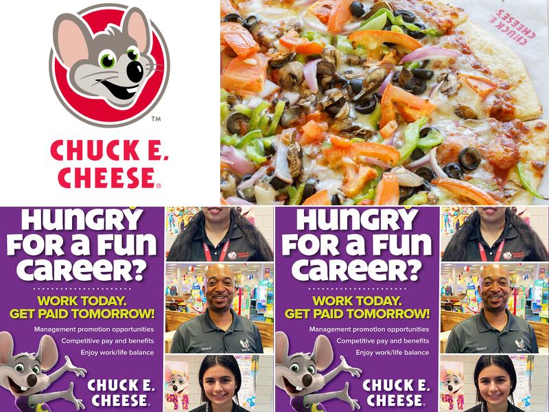 Chuck E. Cheese Menu