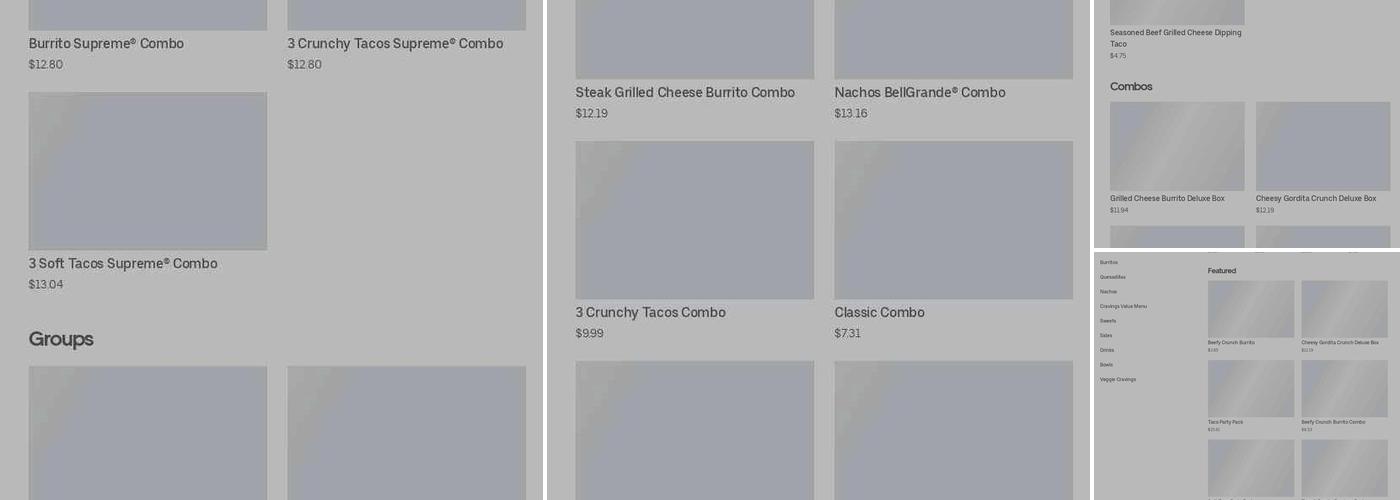 Taco Bell Menu