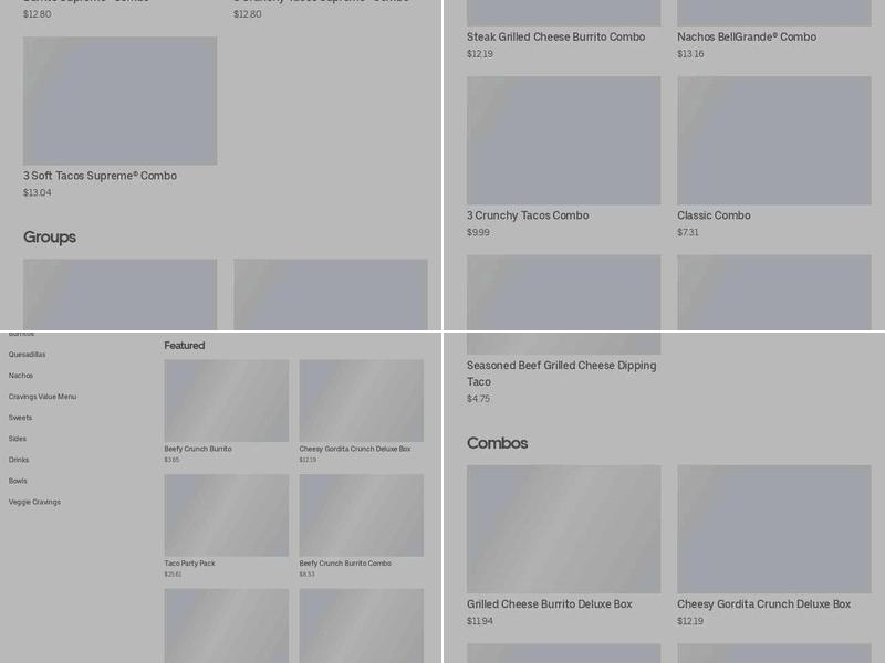 Taco Bell Menu