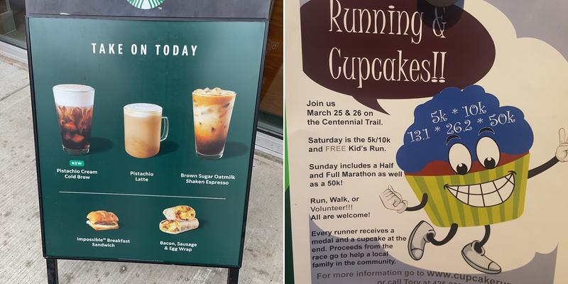 Starbucks Coffee Company Menu