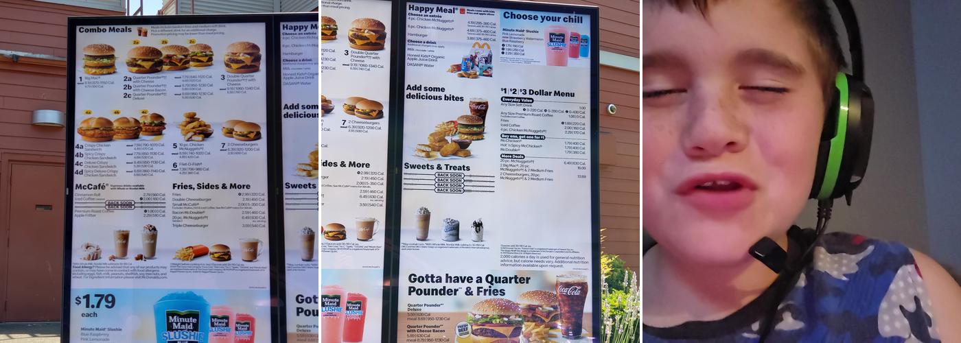 McDonald's Menu