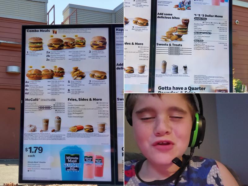 McDonald's Menu