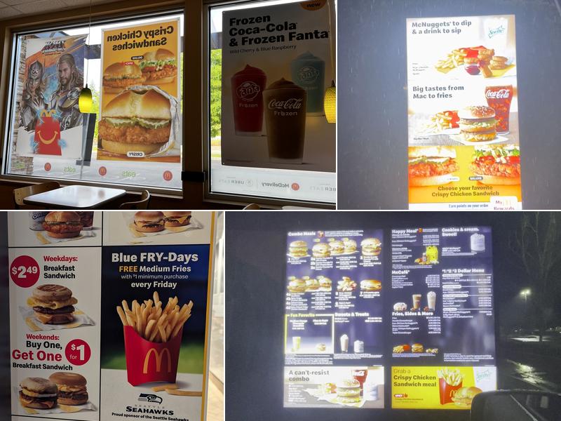 McDonald's Menu