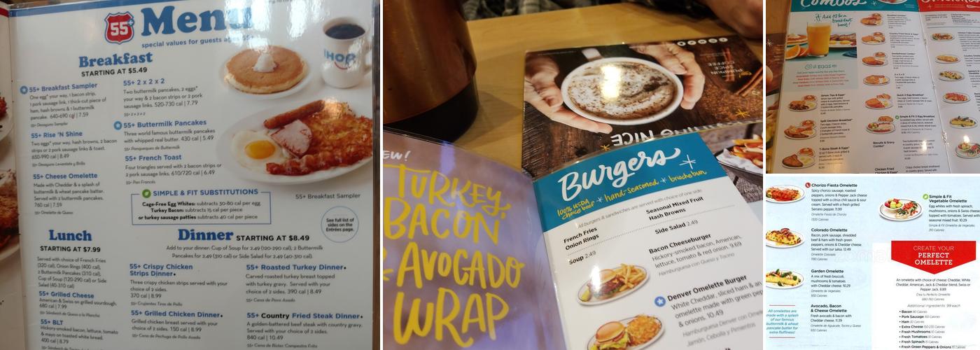 IHOP Menu