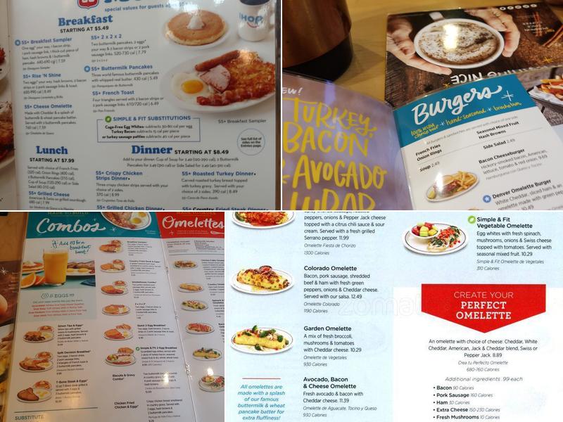 IHOP Menu