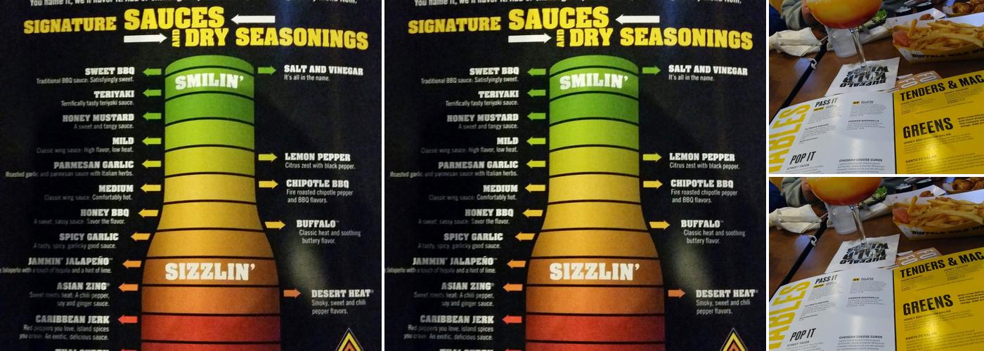 Buffalo Wild Wings Menu